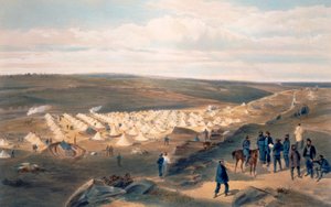 Camp of the Naval Brigade, plate from 